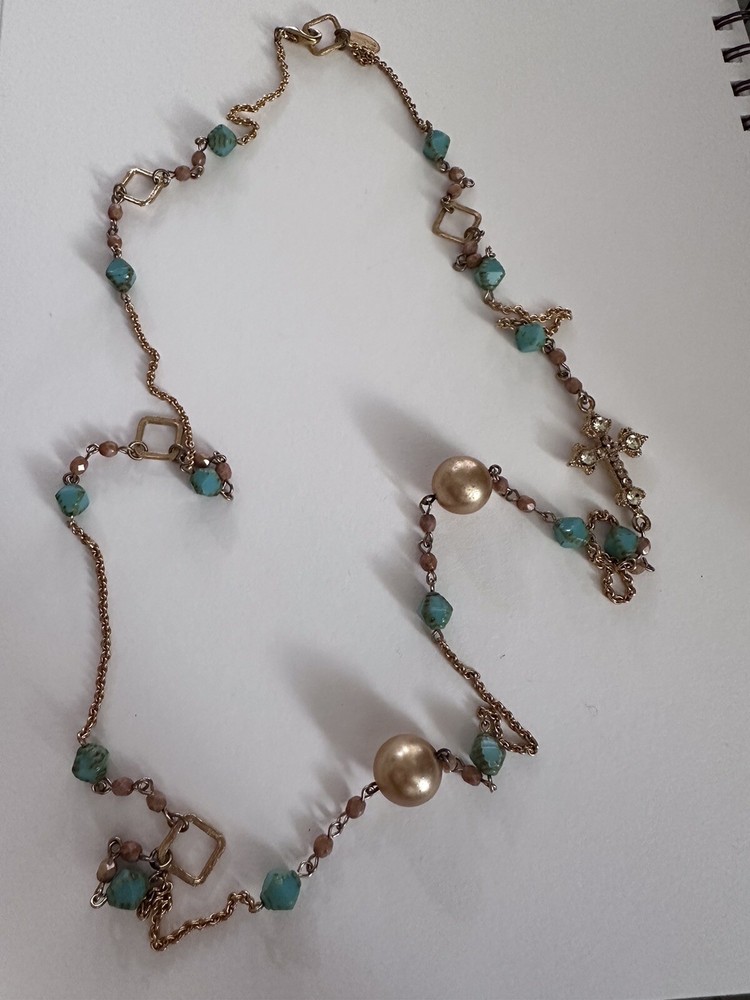 Swarovski Crystal Cross Necklace 40