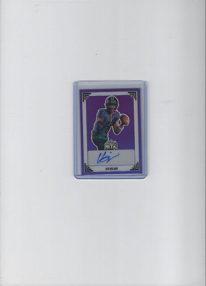 Leaf Metal Air Noland Aotograph 3/8 Blue Ohio State Auto