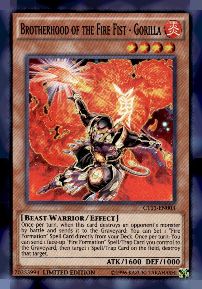 2014 Mega-Tins Brotherhood of the Fire Fist Card CT11-EN003