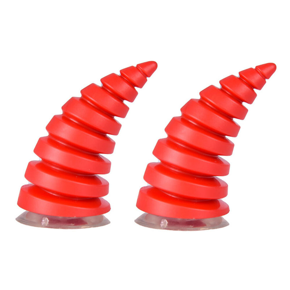 Demon Horn Motorcycle & Ski Helmet Sticker - Waterproof Decoration