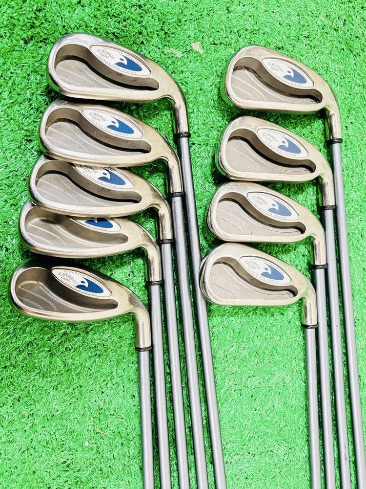 Callaway Hawk Eye 9-Piece Iron Set Flex R Golf Clubs