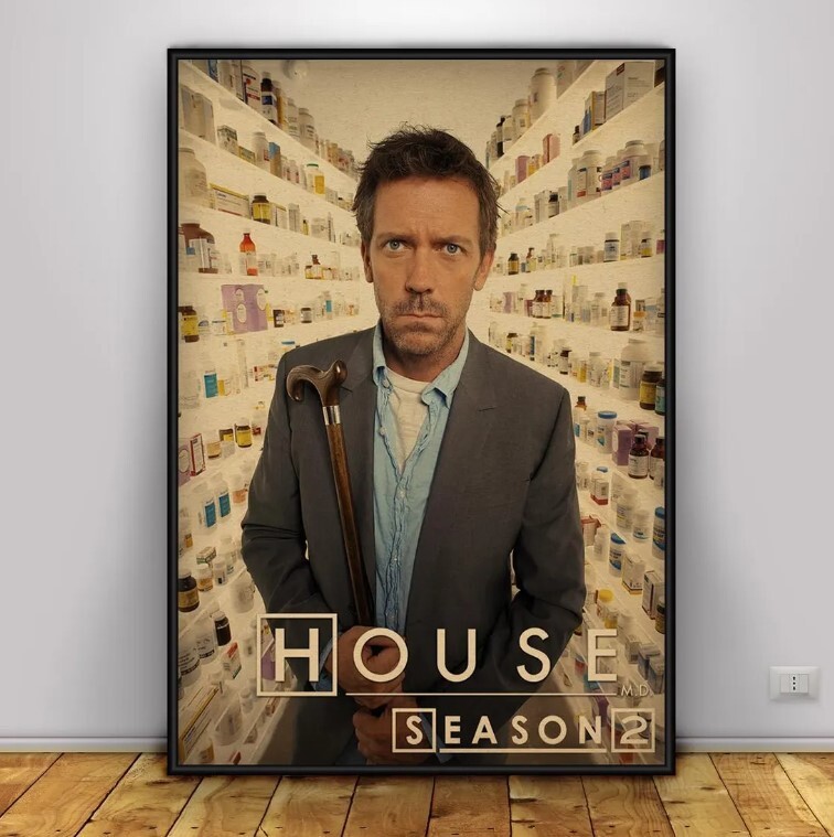 House M.D. Poster | Wall Art | Wall Prints | Home Decor | Kraft Paper Print 3