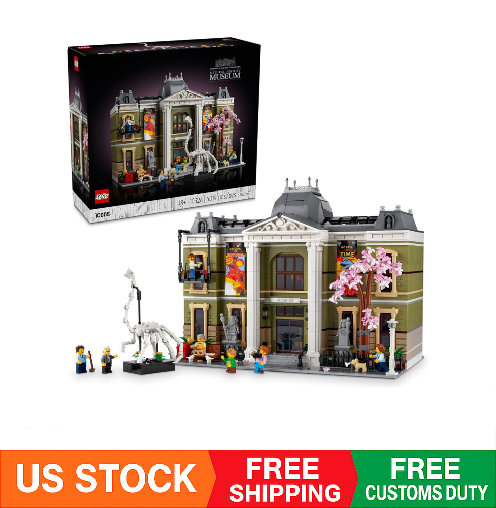 LEGO Icons Natural History Museum 10326 – Modular Building for Adults NEW