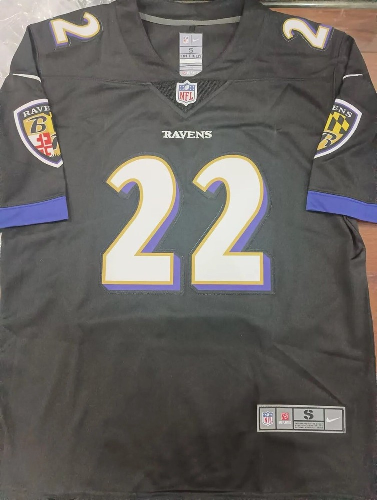 Baltimore Ravens #22 Derrick Henry Black Stitched Football Jersey Mens SMALL NWT