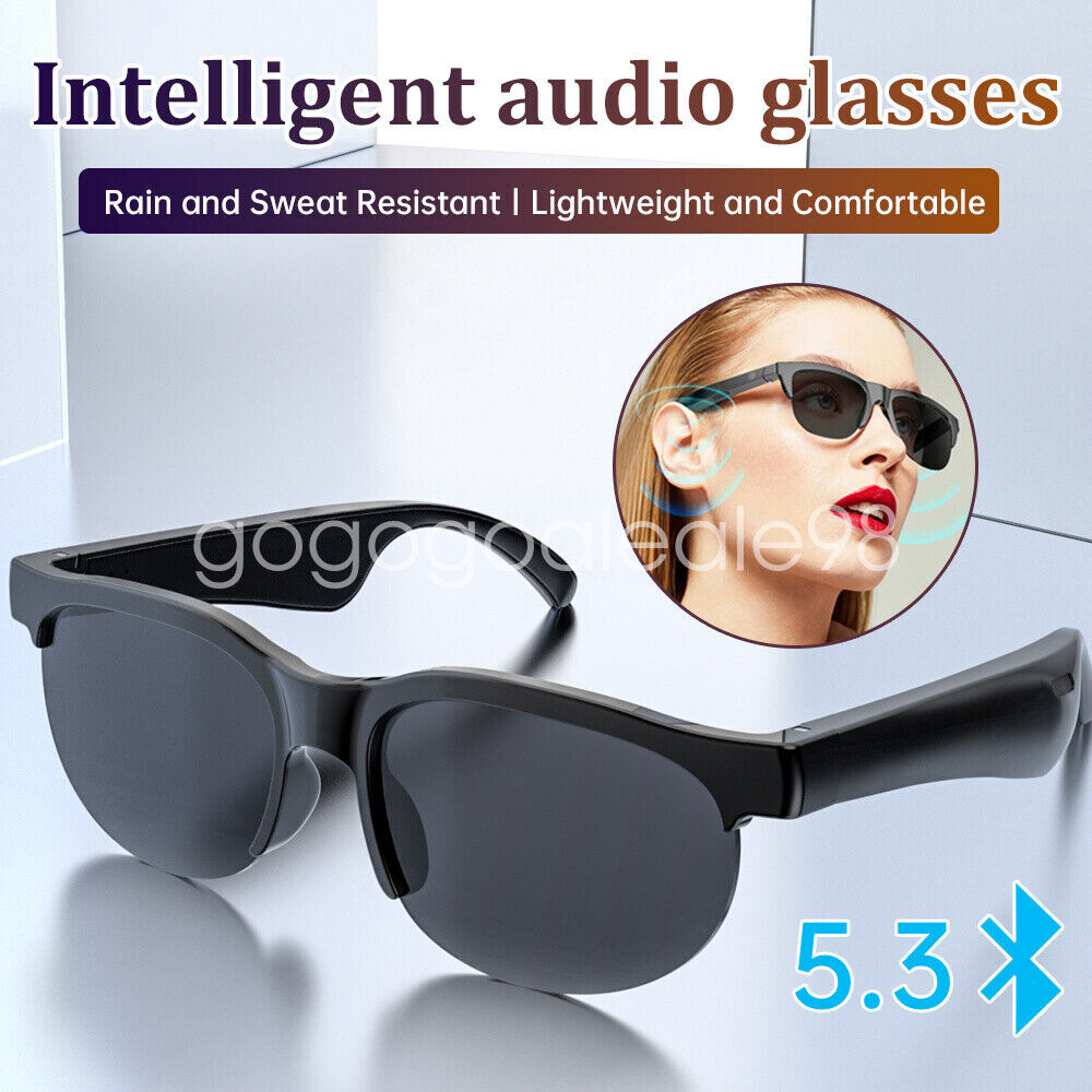 Bluetooth Earphone Sunglasses Wireless Waterproof Sport Headphone Smart Glasses