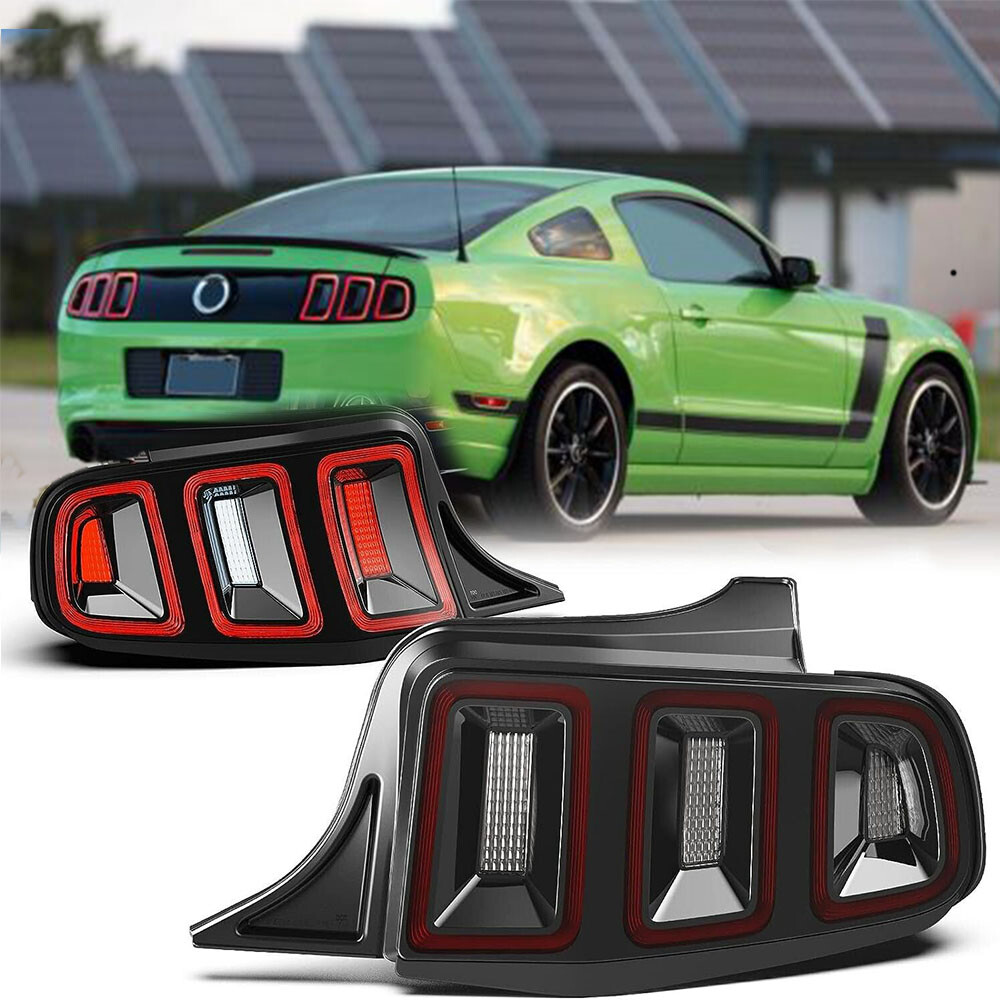 2010-2014 Ford Mustang LED Sequential Tail Lights with Red Lens