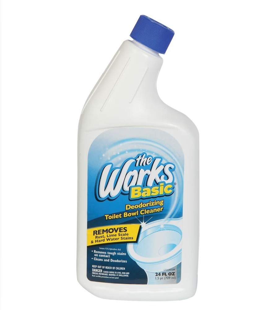 Works Basic Deodorizing Toilet Bowl Cleaner, 24 oz
