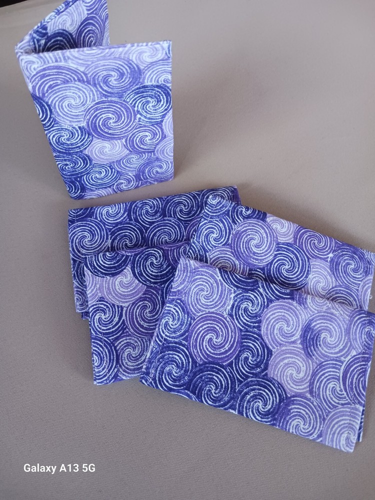 5-Piece Purple Credit & Gift Card Holder Set with Free Shipping-image