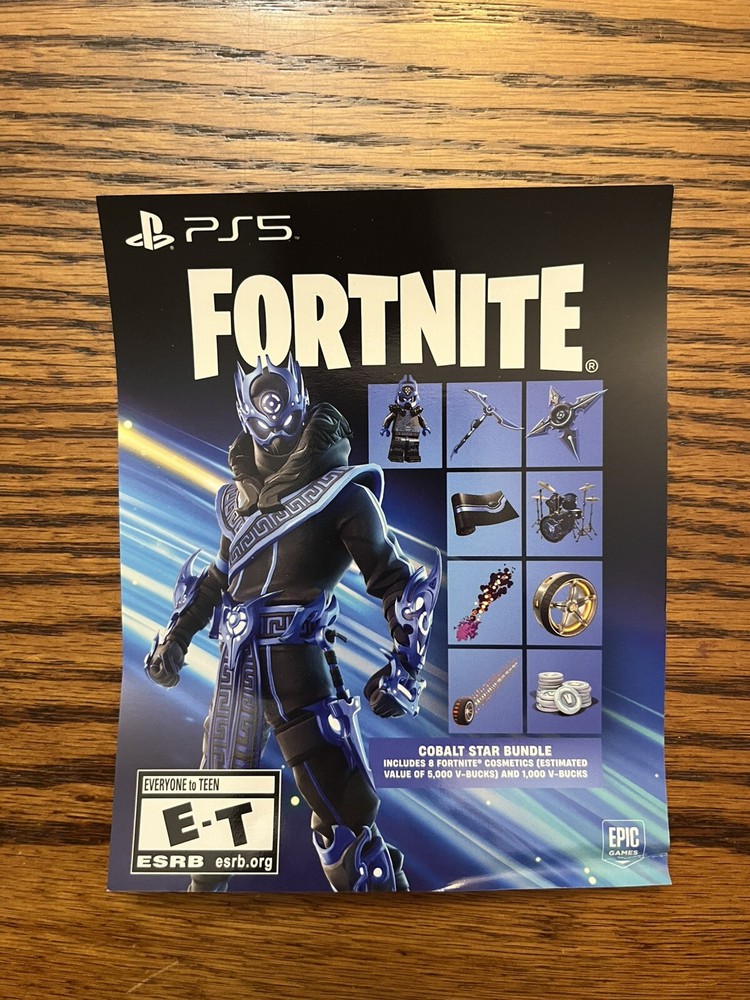 Fortnite Cobalt Skin Bundle Unused Code