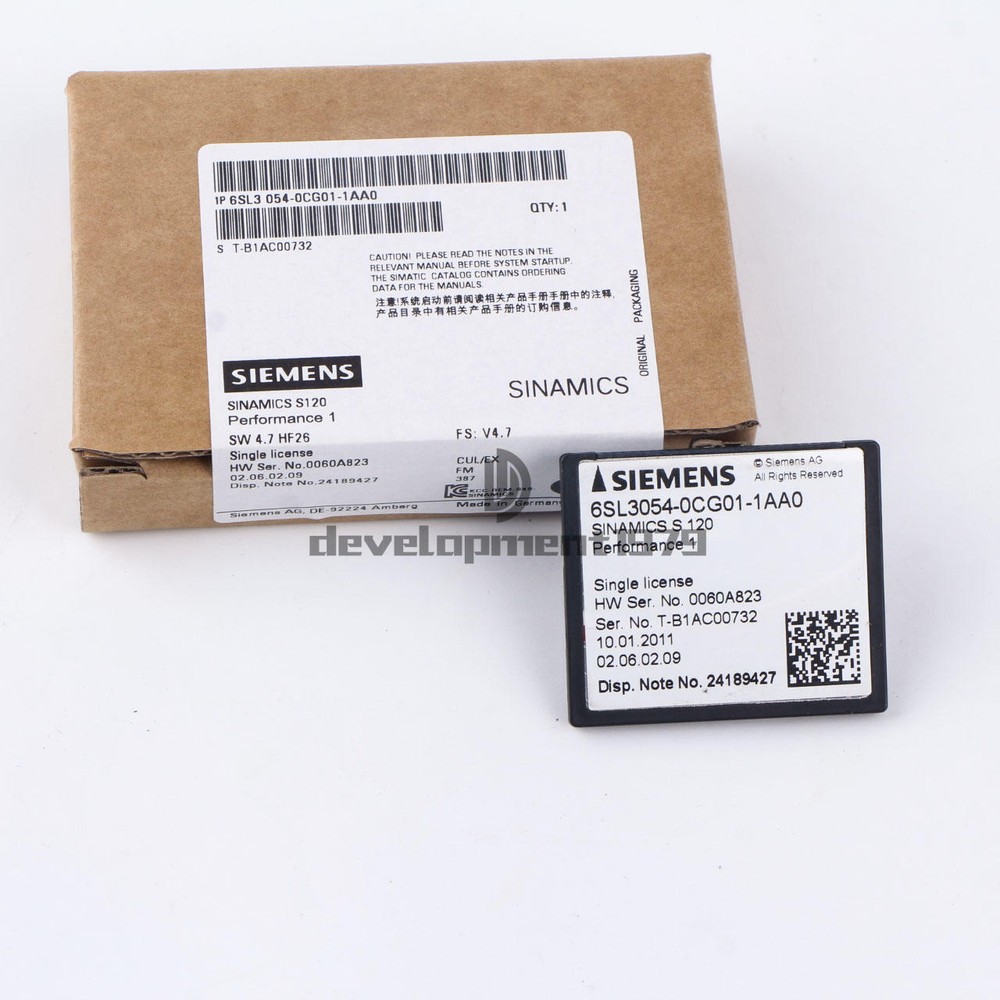 New SIEMENS 6SL3054-0CG01-1AA0