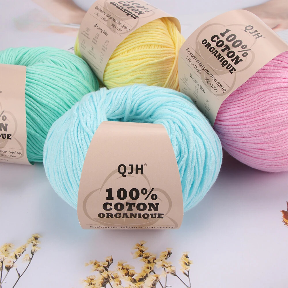 100% Cotton Yarn, Cotton Baby Sport Weight Yarn,Amigurumi Yarn,Summer Soft Yarn