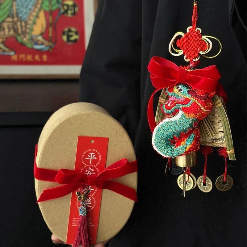Lucky Dragon New Year Feng Shui Blessings Hanging Ornament-image
