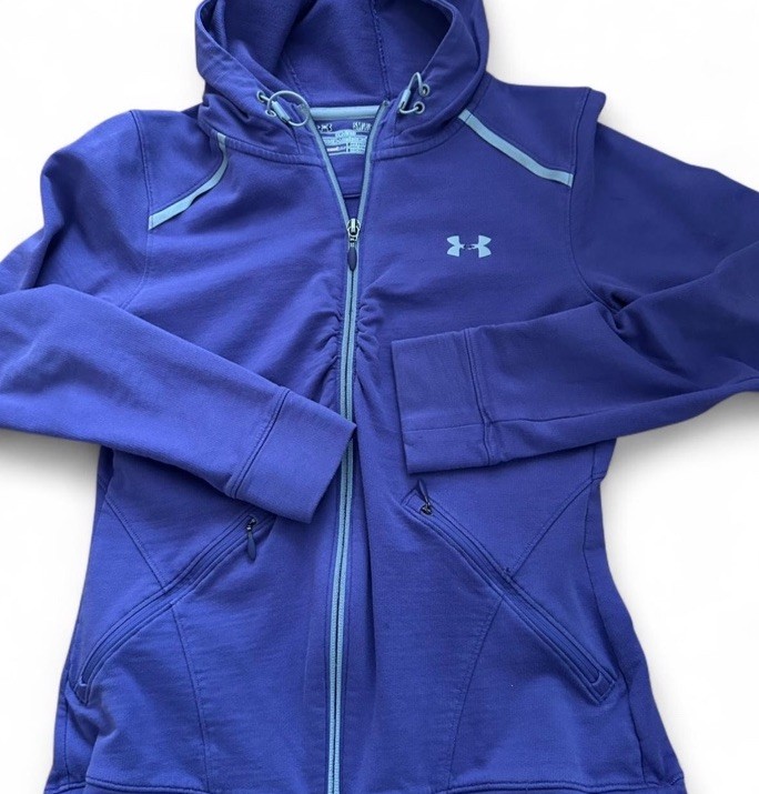 Women's Under Armour vintage purple athletic hooded full-zip jacket Women’s S