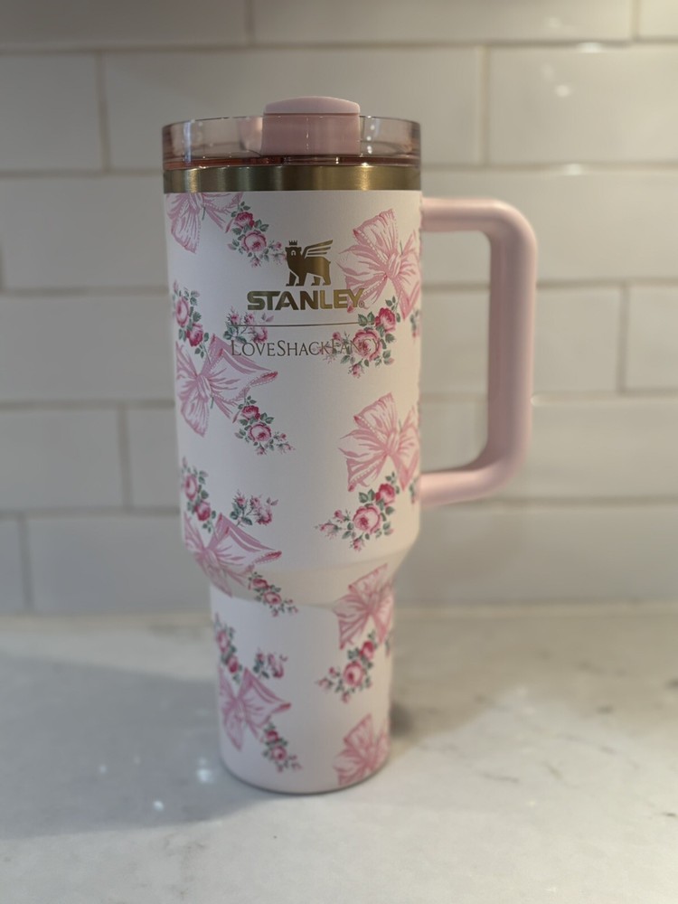 Stanley x Love Shack Fancy Tumbler 40oz Rosa Beaux Pink Holiday *IN HAND*