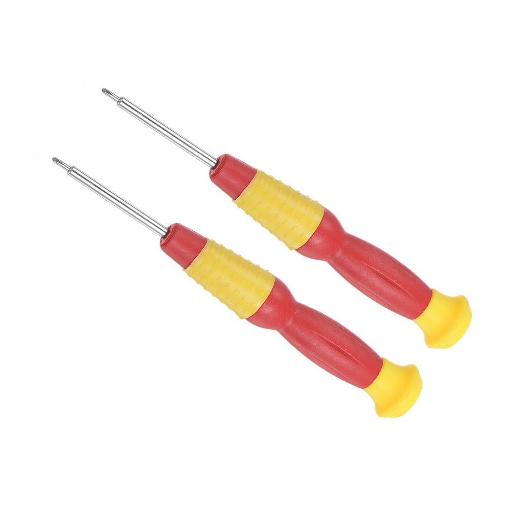 2pcs 1.5mm Phillips Screwdriver 118mm with Anti-Slip W Handle