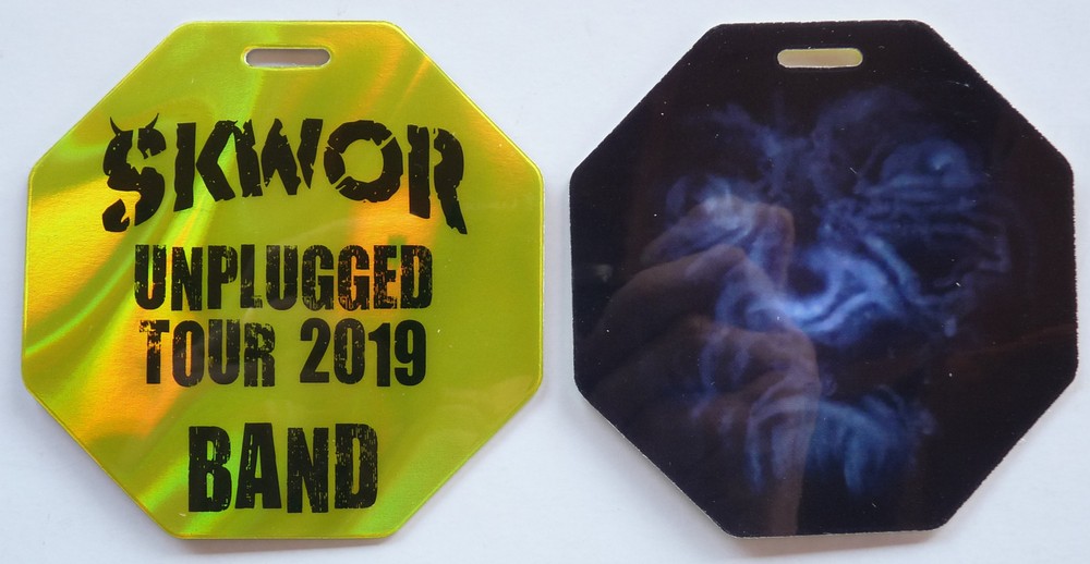 Skwor Unplugged 2019 Band Laminate Backstage Concert Stadium Pass D13