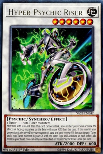 Hyper Psychic Riser SAST-EN042 1st Edition Rare Heavily Played