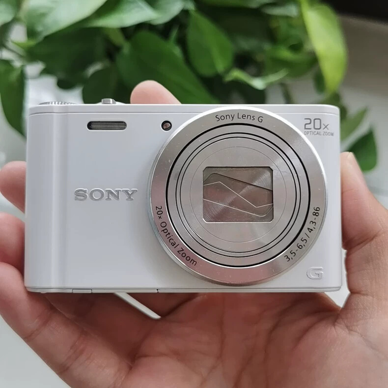 SONY Cyber-shot DSC-WX300 20x Zoom 21MP Compact Digital Camera in White