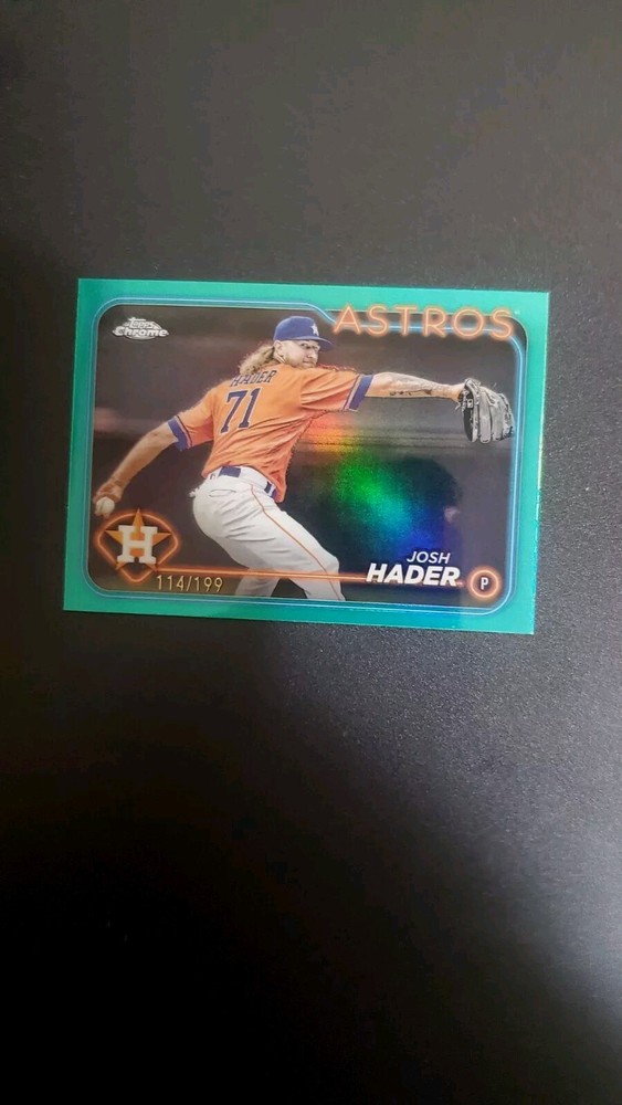 2024 Topps Chrome - Josh Hader #162 Aqua Refractor /199