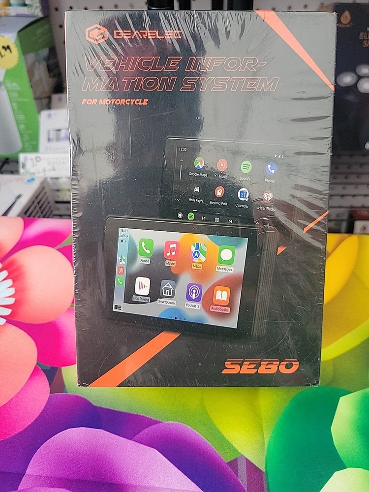 MOTORCYCLE DASHCAM / INFO SYSTM / BLUETOOTH / SPEAKER / GPS & MORE GEARELEC SE80