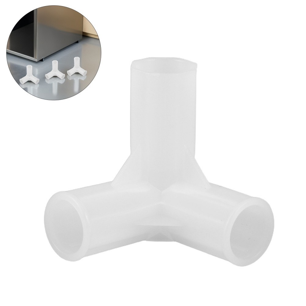 10 Pcs Shoe Rack Connection Buckle Quick Rod Joint Closet 3-way Connector