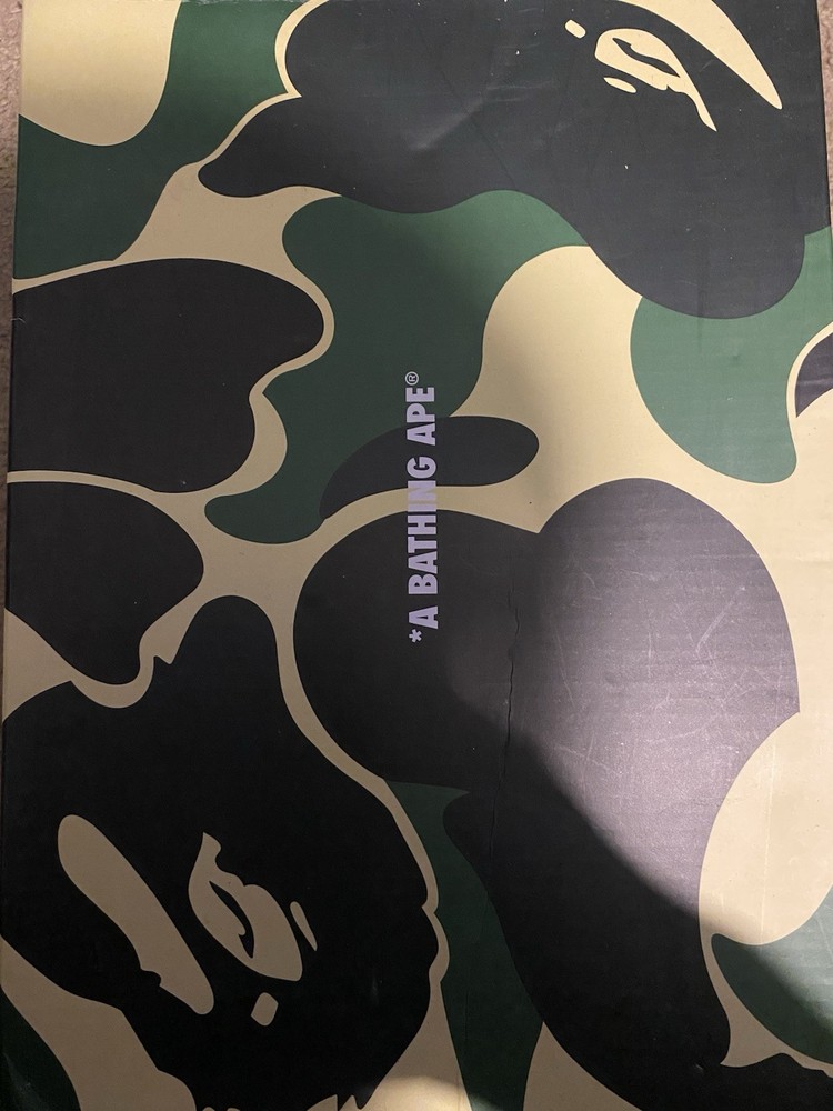 Orange Bapesta Men’s  New Size 11