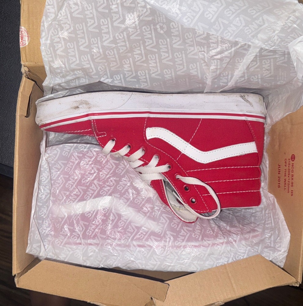 Red & White Vanz
