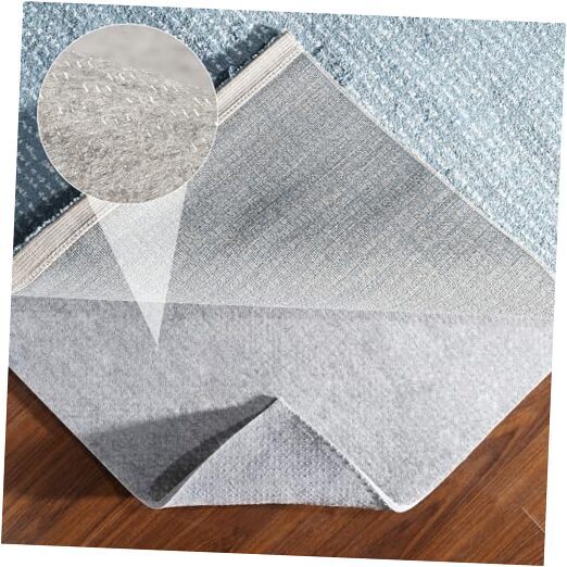 Double Sided Non Slip Rug Pad Gripper 7x9-1/4” Reversible Felt Area 7x9 Feet