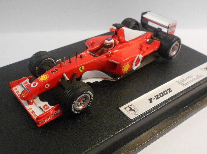 HOT WHEELS 1/43 Scale Diecast 54619 FERRARI F-2002 R BARRICHELLO