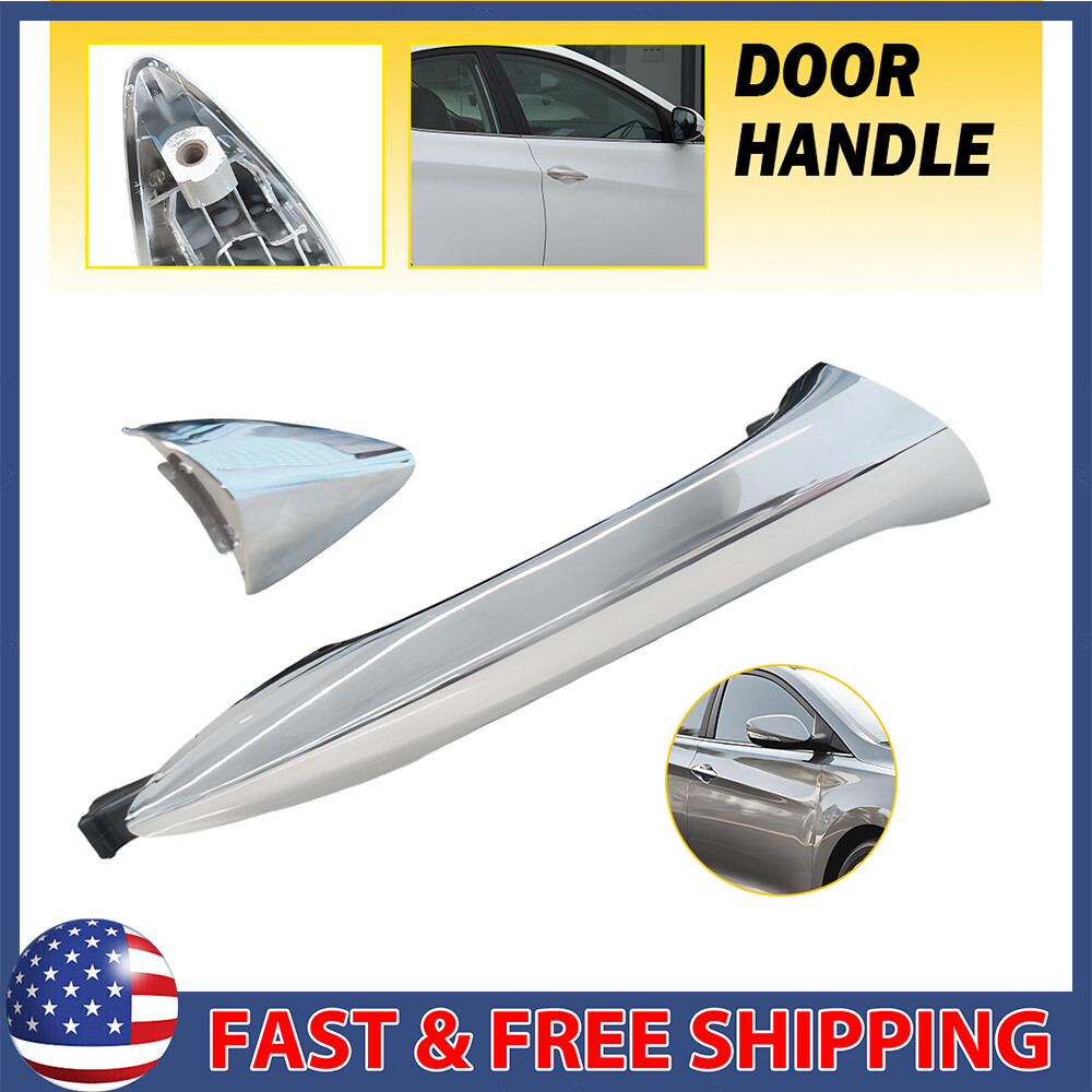 For 2011-2016 Elantra Front Side Passenger Outer Exterior Door Handle Chrome