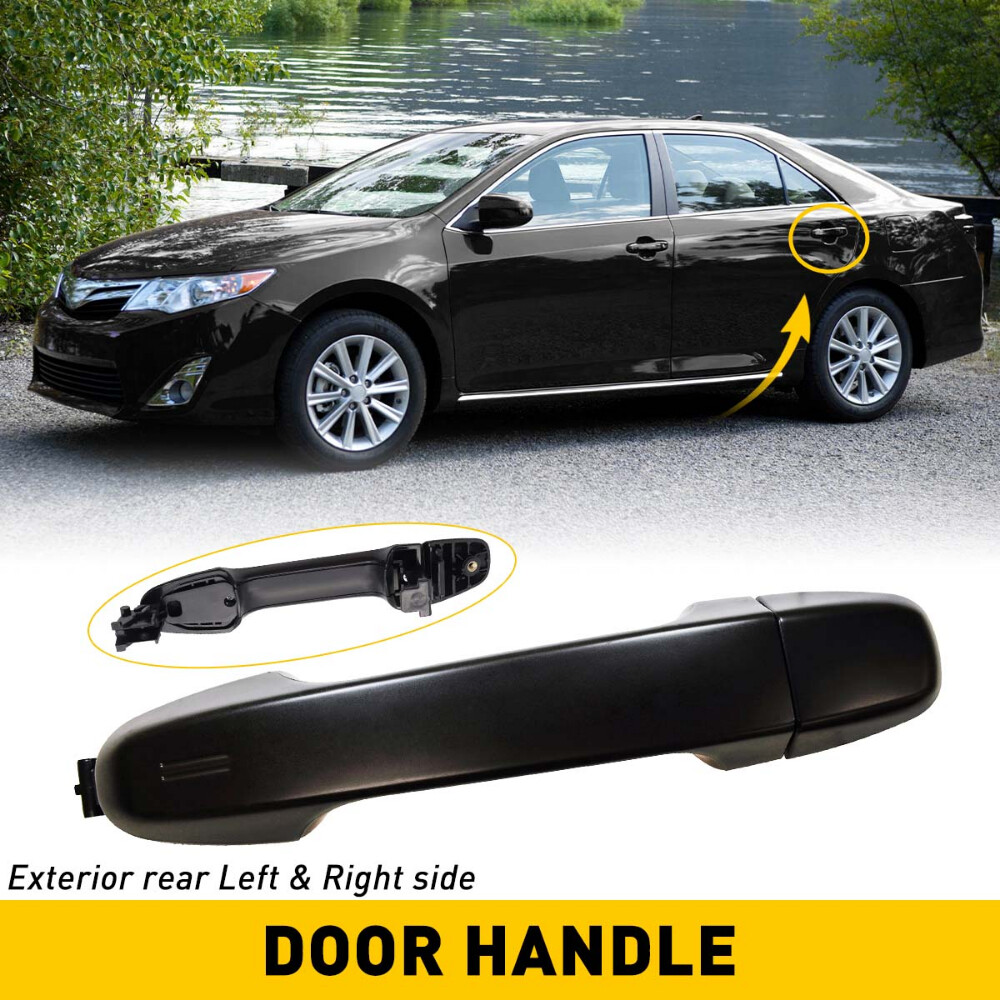 2012-2017 Toyota Camry Black Rear Exterior Door Handle Replacement