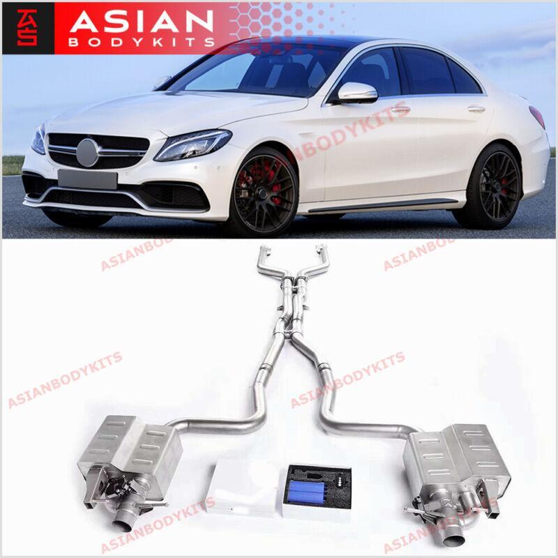 High-Performance Valved Catback Exhaust for AMG W205 C205 C63 2015-2018 4.0T V8