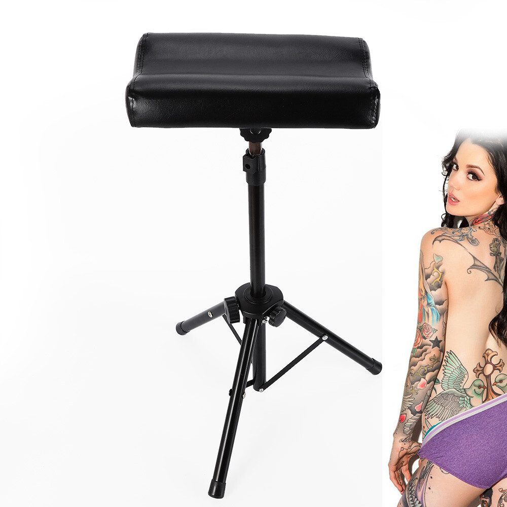 Heavy Duty Tattoo Tripod Arm Rest Adjustable Height Large Cushion Pad Fast Ship