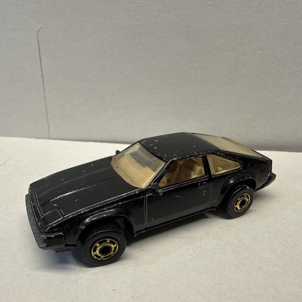 Vintage 1982 Hot Wheels Hot Ones Diecast 1/64 Black Toyota '82 Supra Gold Rims