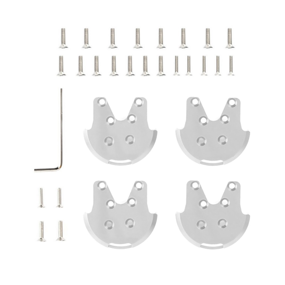 4pcs Alloy Motor Mount Base Plates for DJI Phantom 2 3 Drone Protection