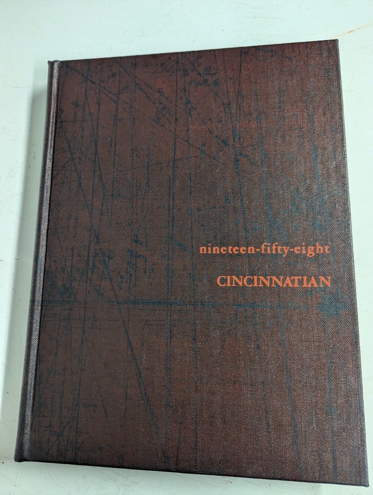 1958 UNIVERSITY OF CINCINNATI YEARBOOK CINCINNATIAN OHIO HOF NBA OSCAR ROBERTSON