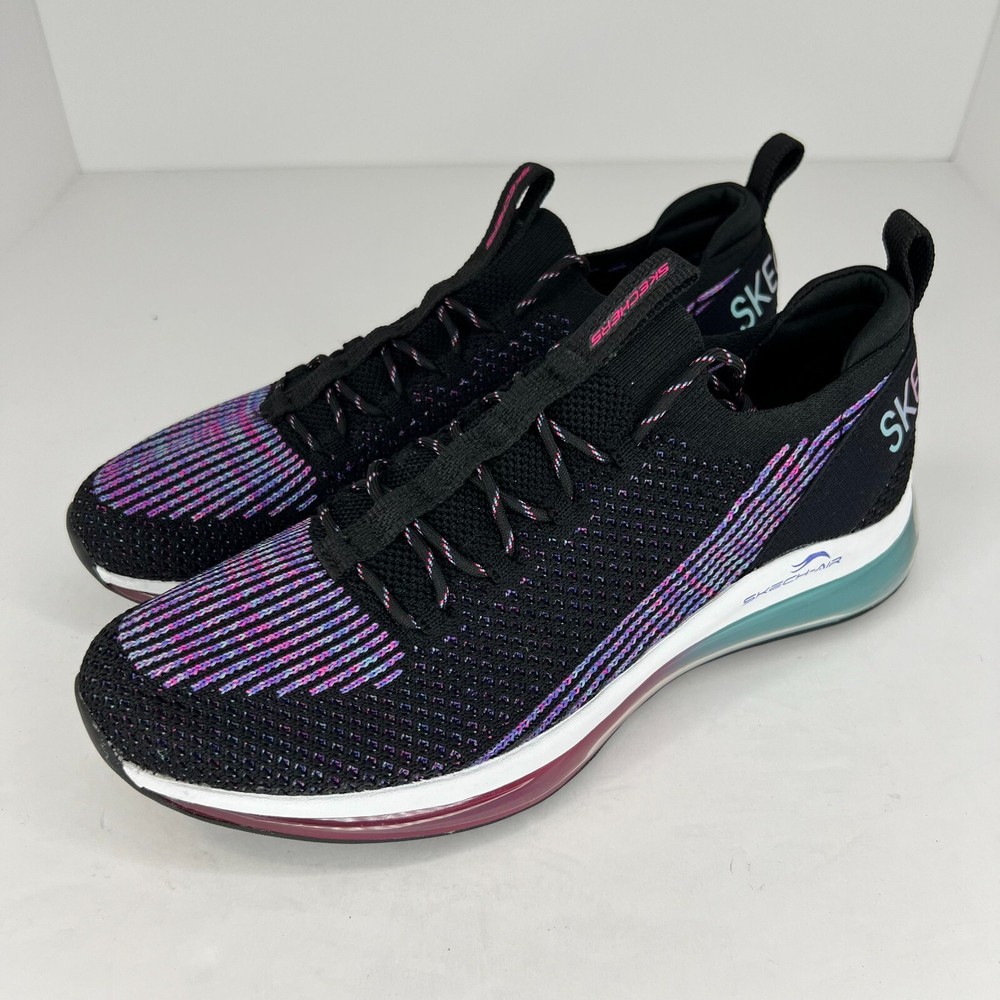 Skechers Womens 149401 Black Purple Skech Air Element 2.0 Size 8 Running Shoes