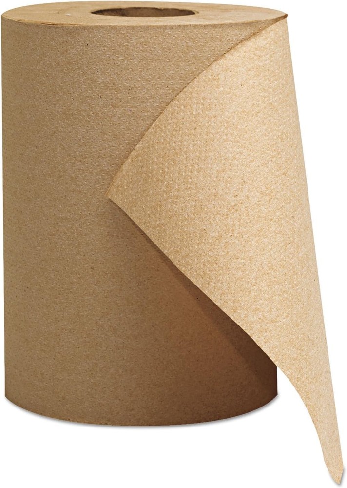 1804 Hardwound Roll Towels 1-Ply Brown 8-Inch x 12 Count (Pack of 1),