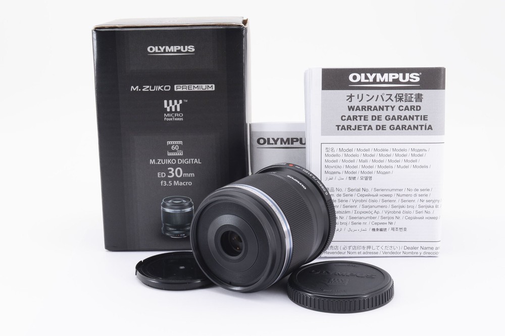 OLYMPUS M.ZUIKO DIGITAL 30mm F/3.5 MACRO ED MSC w/box [Exc+++] from Japan #C285