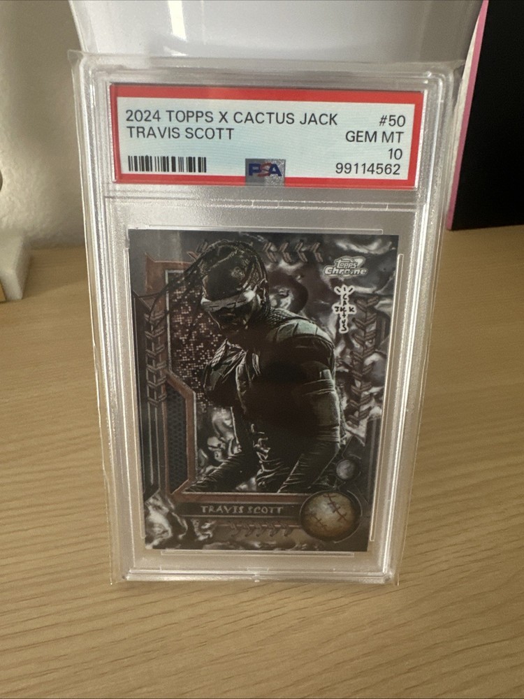 2024 Topps Chrome X Cactus Jack Travis Scott PSA 10 RC W/ RANDOM PSA/BECKETT 10
