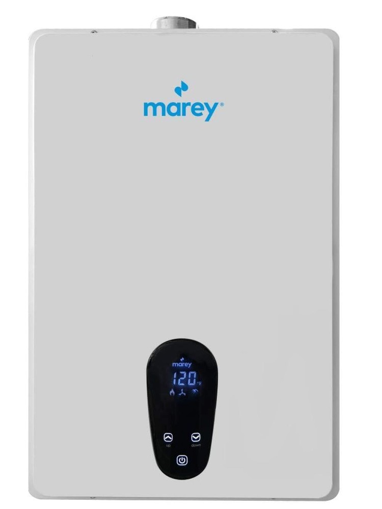 Marey Tankless Water Heater Gas, 7.5 GPM, 170,000 BTU, Natural Gas CSA Certified