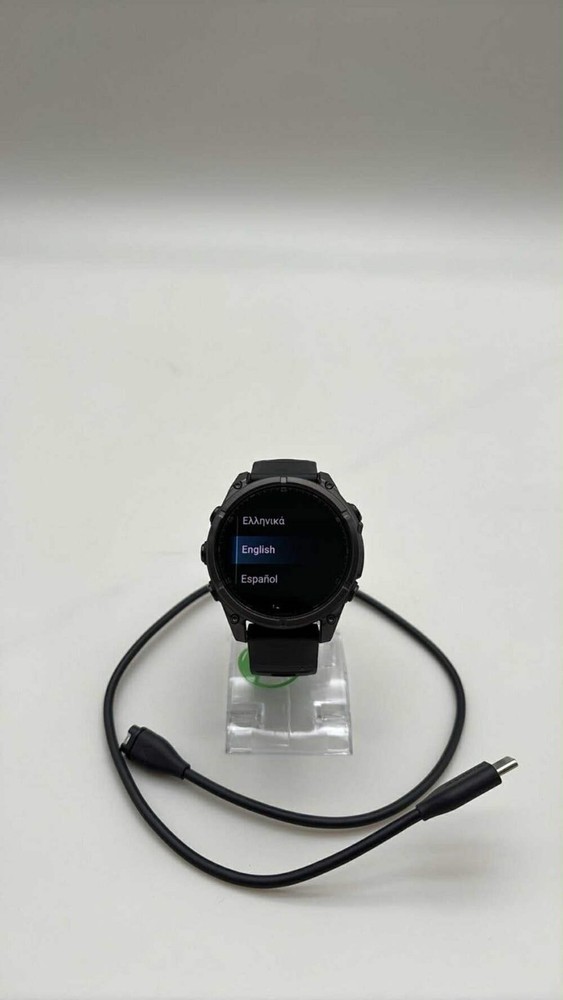 Garmin Fenix 8 47mm AMOLED Sapphire GPS Smartwatch Black Excellent Condition  