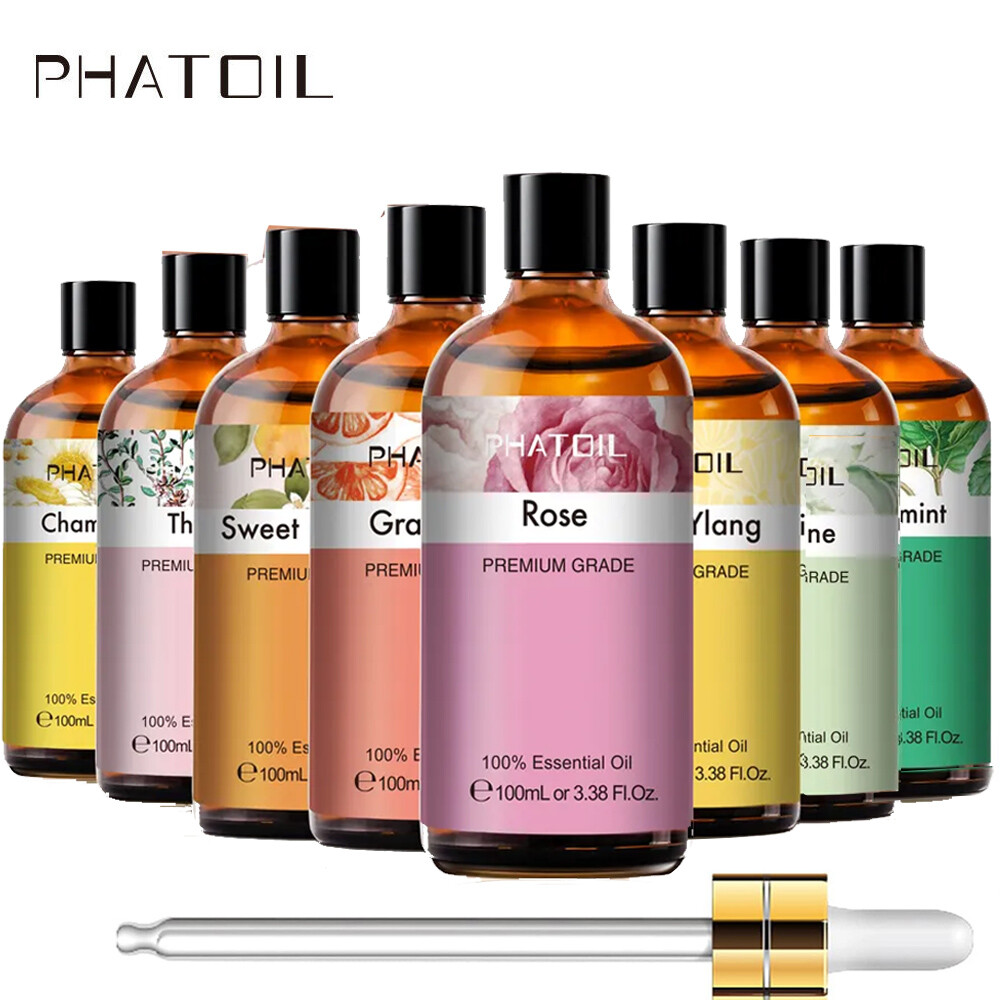 100ml Essential Oils Diffuser Oil 100% Pure and Natural Aromatherapy Grade Oil