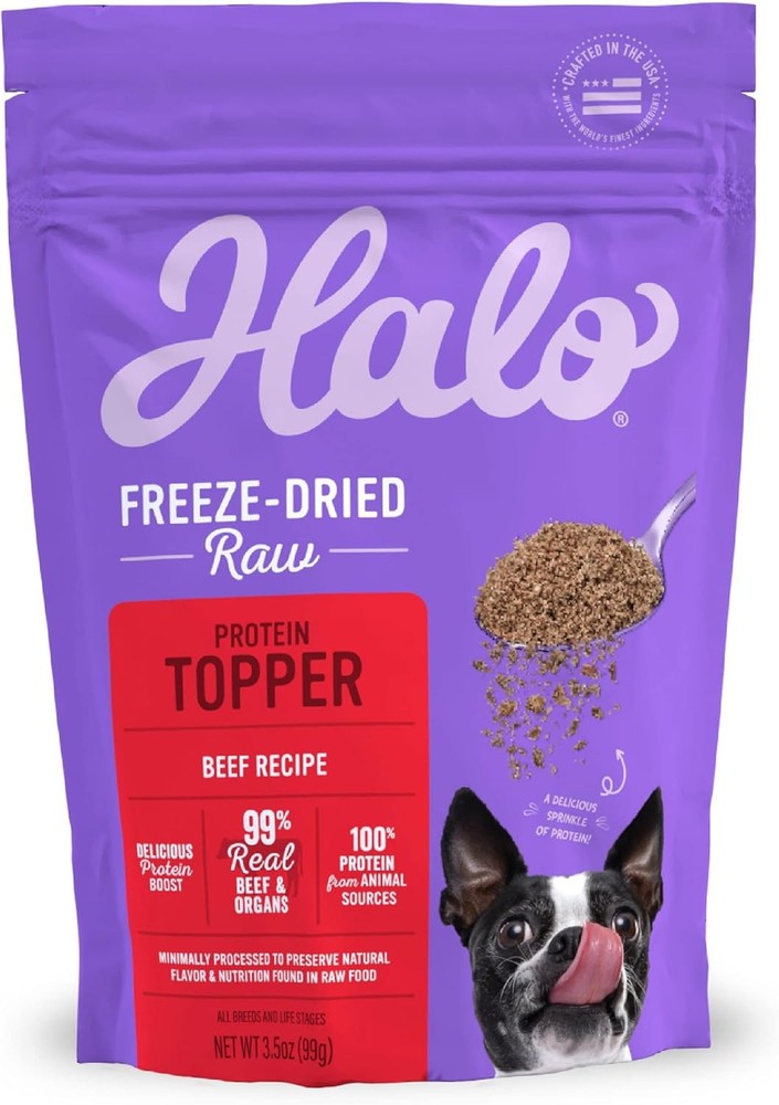 Freeze Dried Raw Beef Dog Food Topper