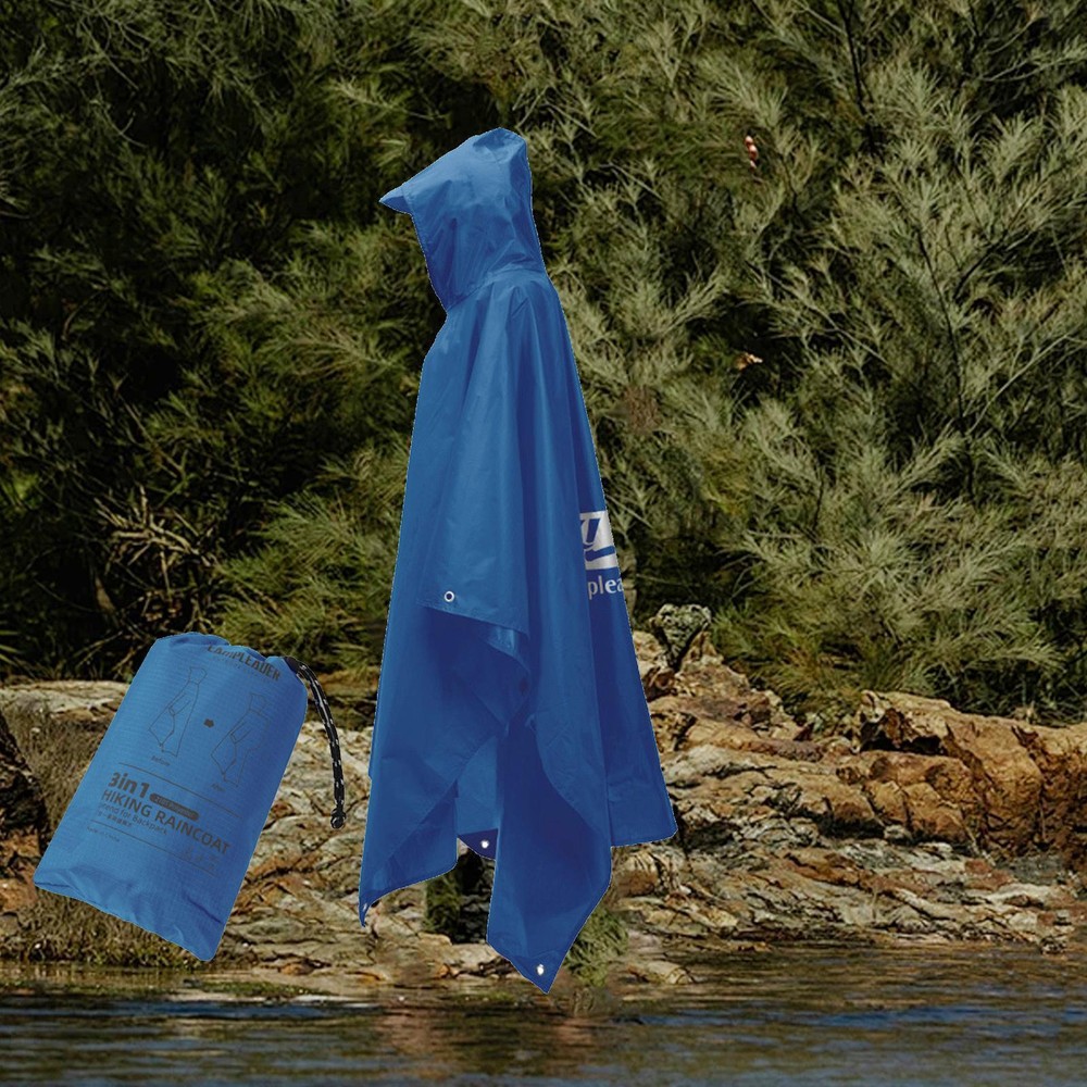 Portable Pullover Multifunctional Coat Adults Cape for Climbing Camping Travel