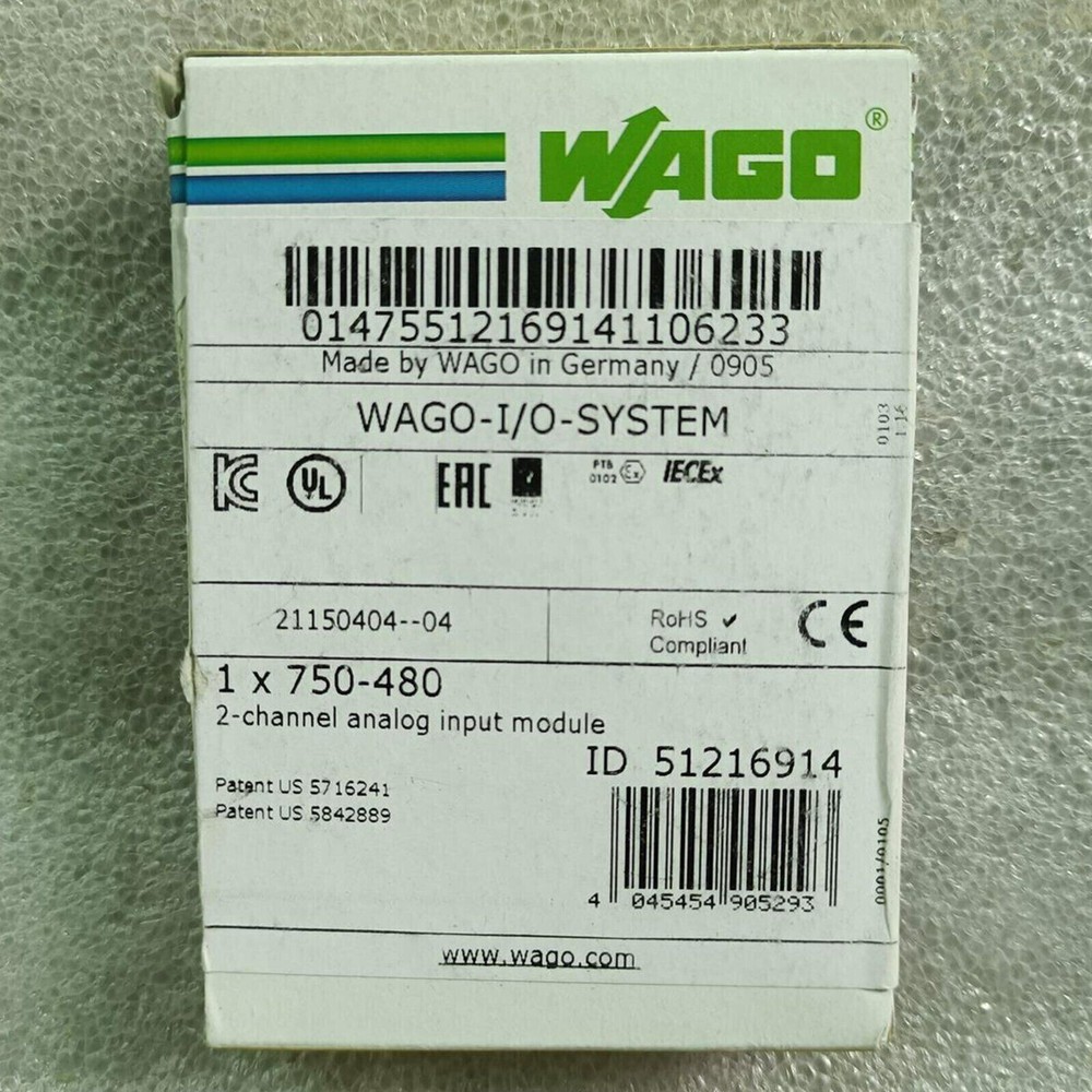 1 PCS 750-480 Module PLC Adapter 750-480 WAGO New In Box Brand
