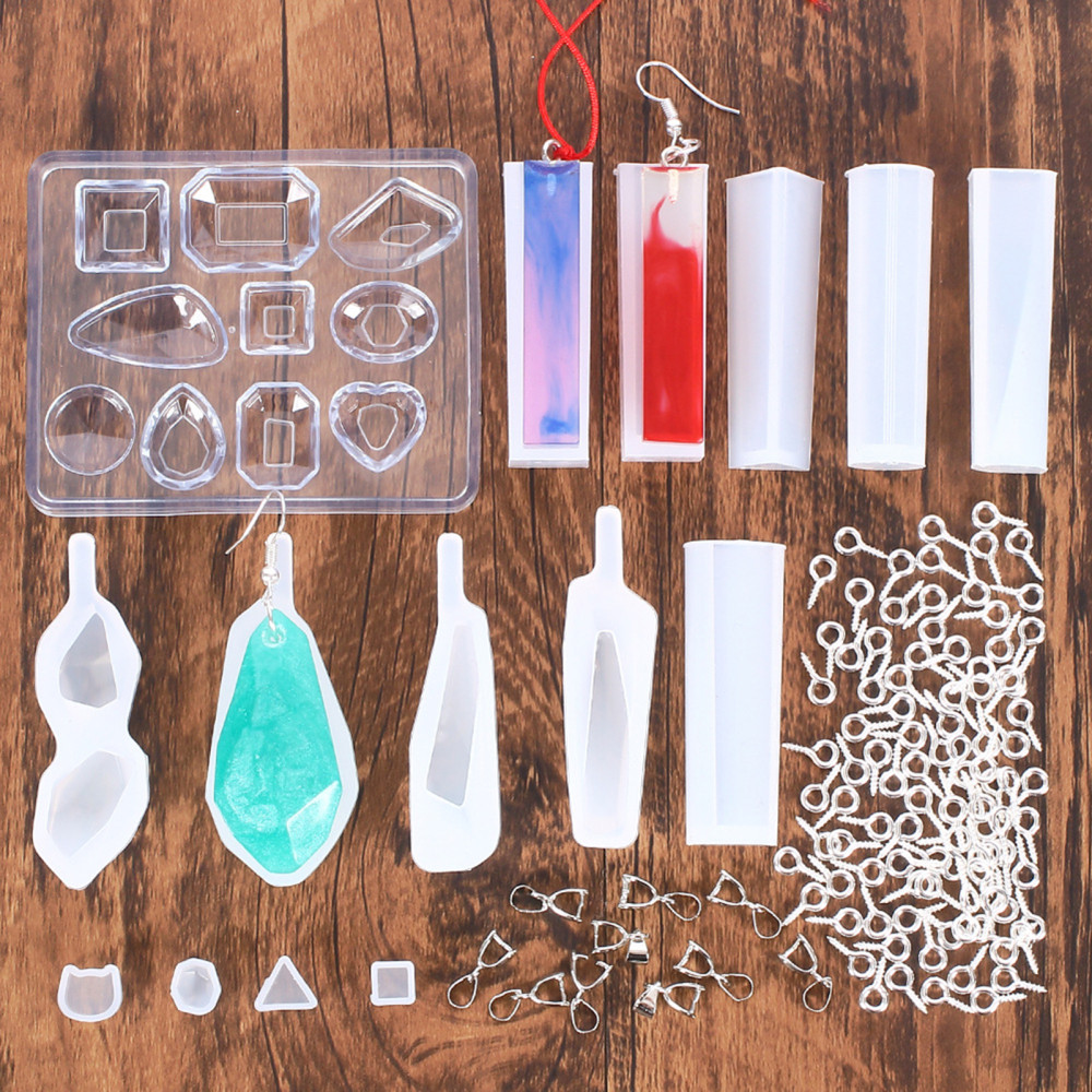 Silicone Resin Molds Epoxy Mould Kit Jewelry DIY Casting Tool For Handmade Craft
