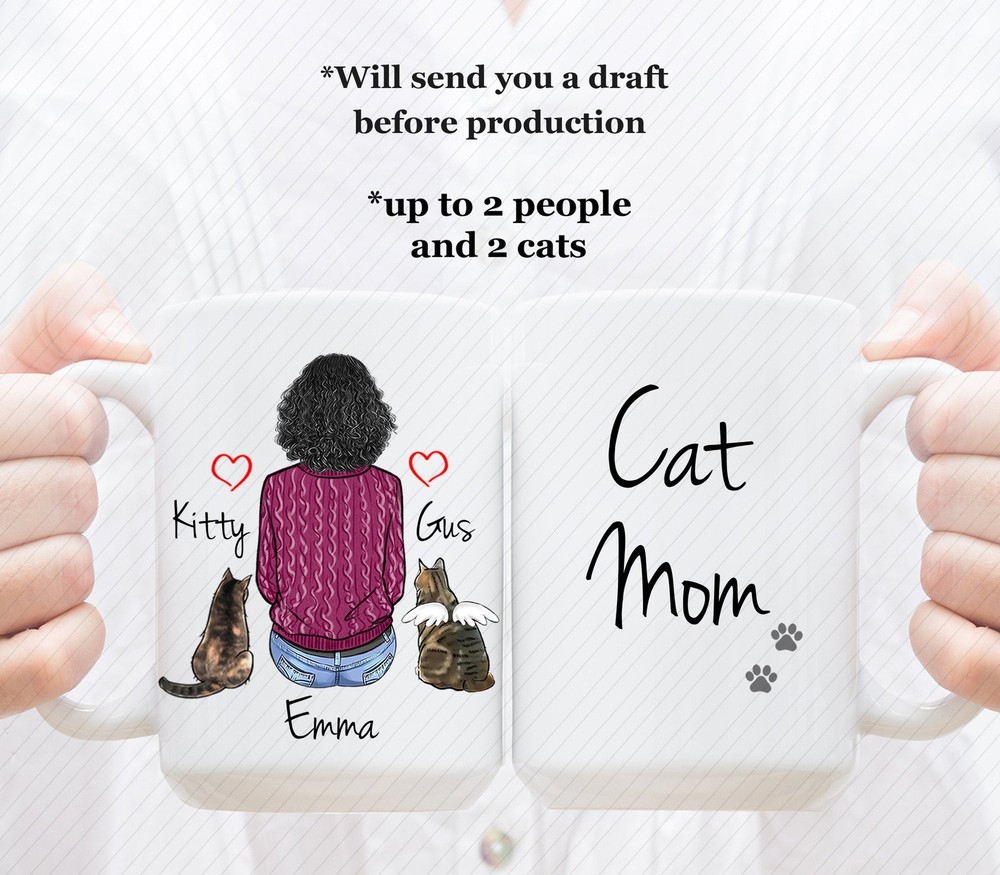 Personalized Cat Mug Cat Mom Mug Cat Dad Mug Cat Lover Mug Cat Lover Travel Mug
