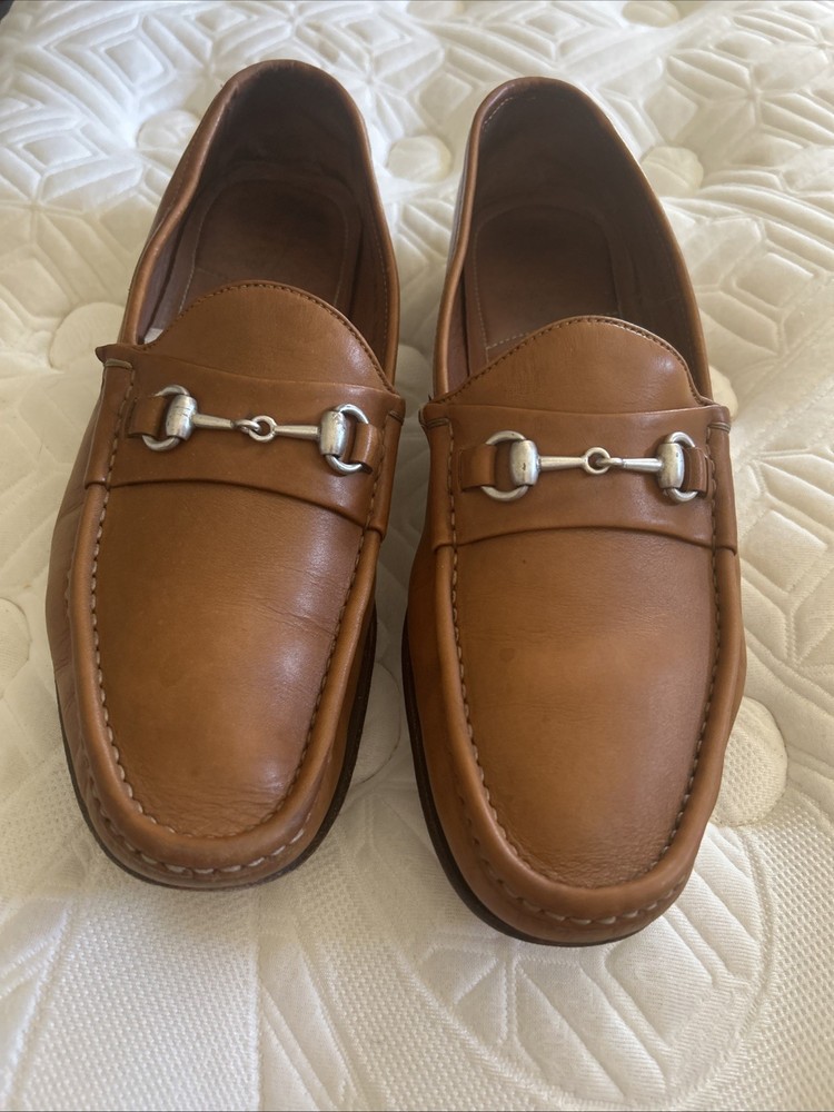 Allen Edmonds SEBASTIAN Leather Horse Bit Driving Loafers Shoes Men’s 10D