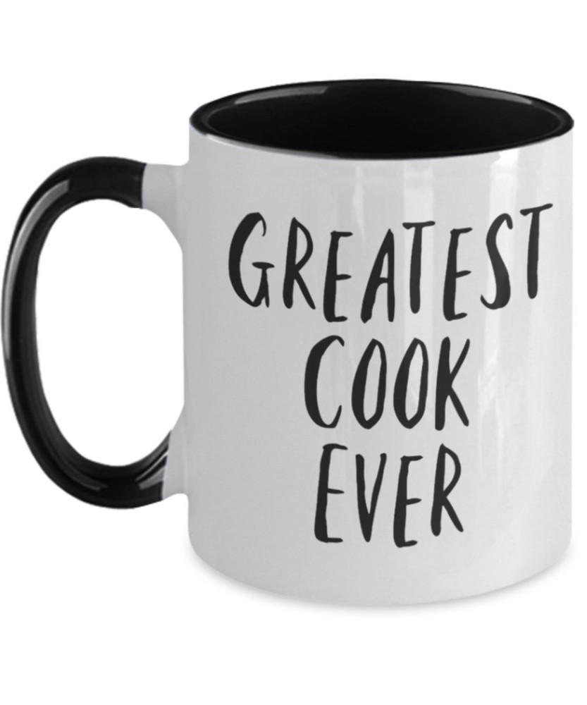 Greatest Cook Ever Two Tone Mug Gift Funny Coffee Mug